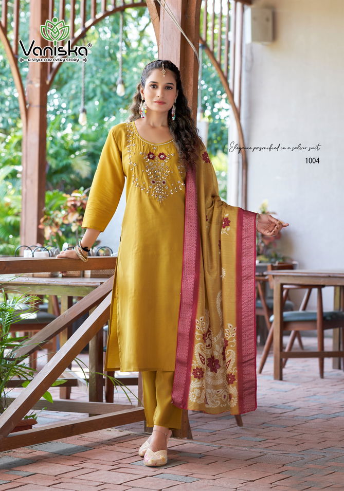 Fitoor By Vaniska Designer Kurti With Bottom Dupatta Wholesale Shop In Surat